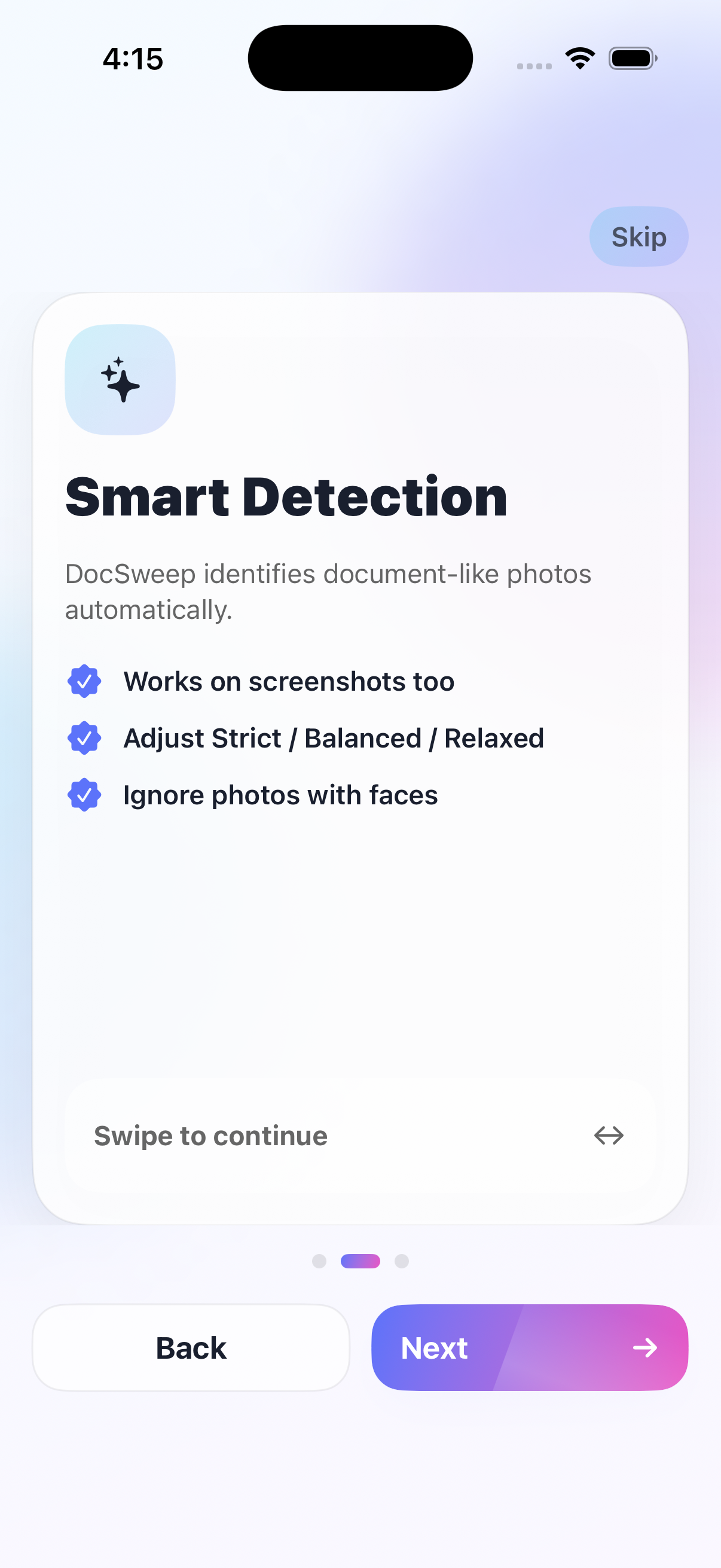 DocSweep screenshot 3