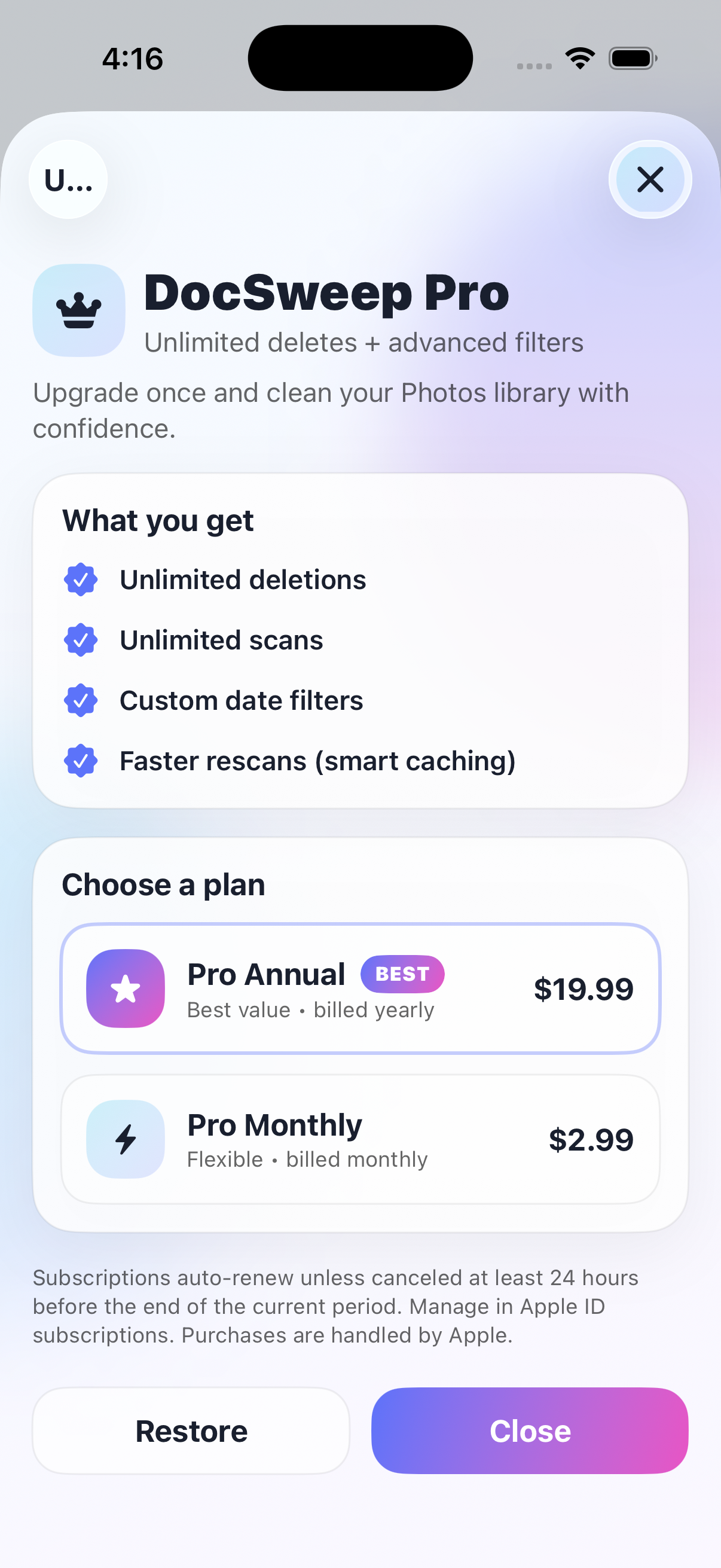 DocSweep screenshot 8